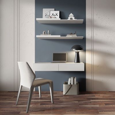 现代书桌椅3D模型