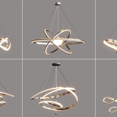 现代吊灯 客厅吊灯 餐厅吊灯 金属吊灯 艺术吊灯 圆环吊灯 卧室吊灯 客厅  吊灯