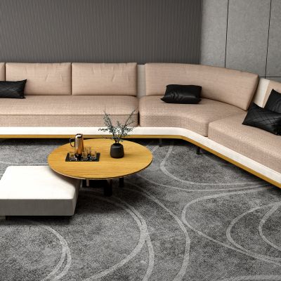 现代多人沙发组合