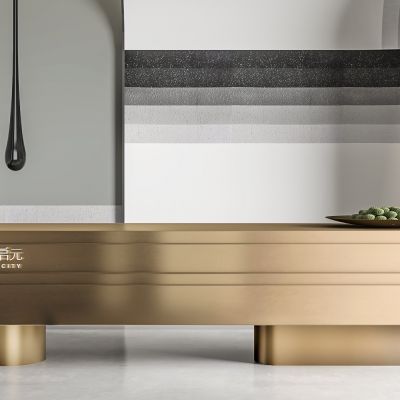 现代售楼处前台接待台