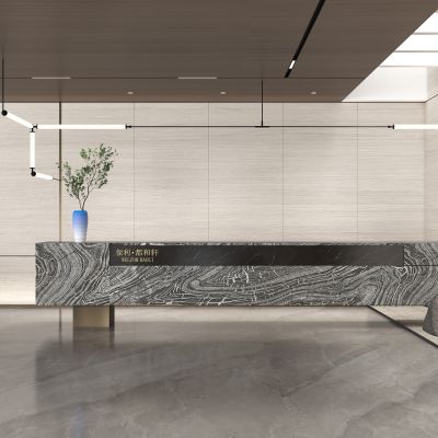 现代售楼处前台