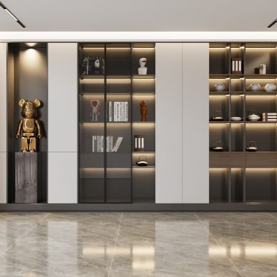 现代装饰柜 摆件 雕塑