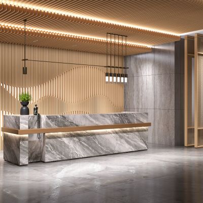 新中式前台接待