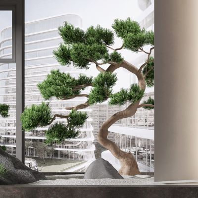 新中式景观小品