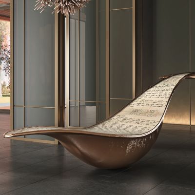 新中式大厅装置雕塑