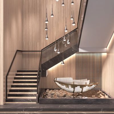 现代装置楼梯间