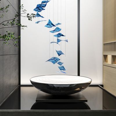 现代玄关装置吊件饰品雕塑