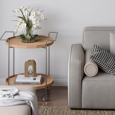 现代边几角几摆件