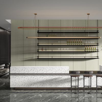 现代吧台前台接待台