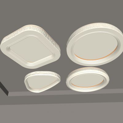 2012现代简约吸顶灯 客厅灯 卧室灯 圆形灯具组合-0910