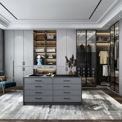 现代衣帽间