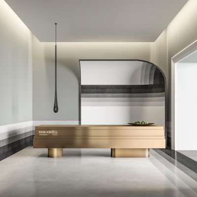 现代售楼处前台