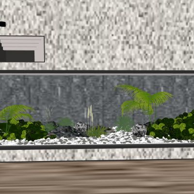 su现代室内微地形植物组合