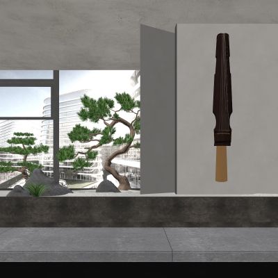 新中式景观小品