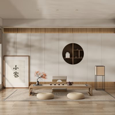 日式茶楼茶室 茶秀包间 