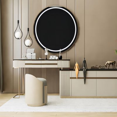 现代梳妆台 智能镜