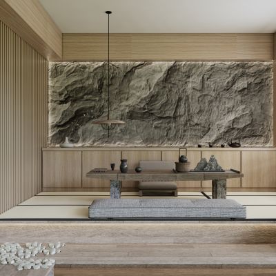 现代茶楼茶馆茶秀包间