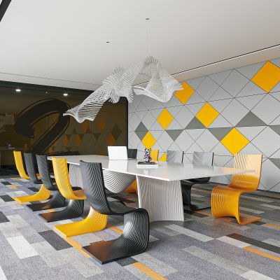 现代洽谈会议室