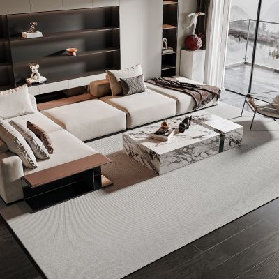 现代客厅组合沙发