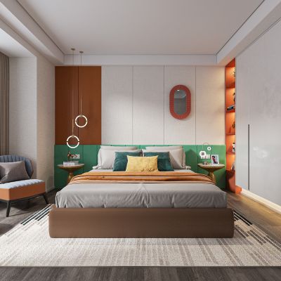 现代卧室