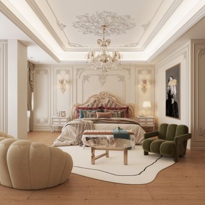 欧式古典卧室