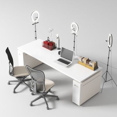 直播桌椅设备组合