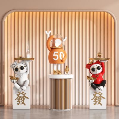 现代饰品公仔雕塑摆件