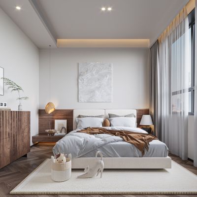 侘寂风卧室