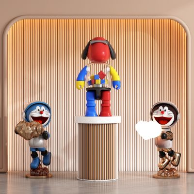 现代饰品公仔雕塑摆件