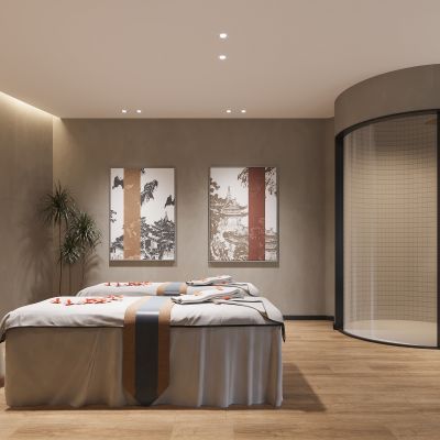 新中式美容包间