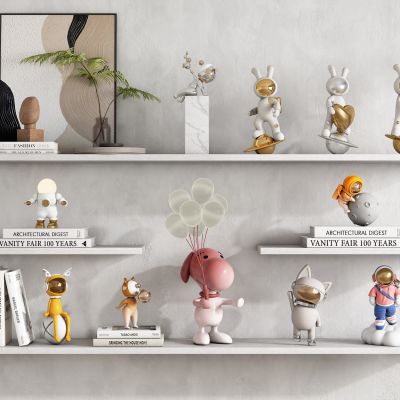 现代饰品摆件组合