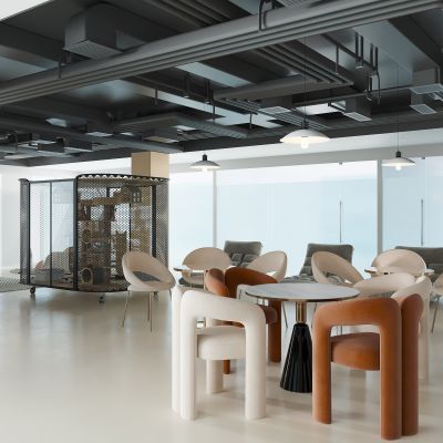 现代办公休闲区