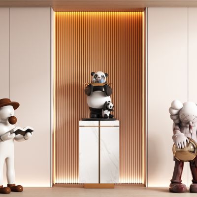 现代公仔雕塑玩偶饰品摆件