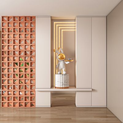 现代隔断3D模型