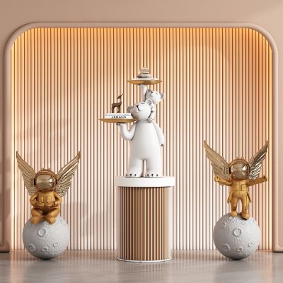 现代饰品公仔雕塑摆件