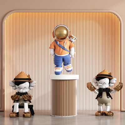 现代饰品公仔雕塑摆件