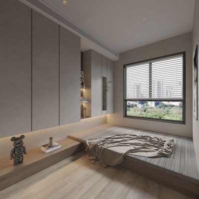 现代榻榻米卧室