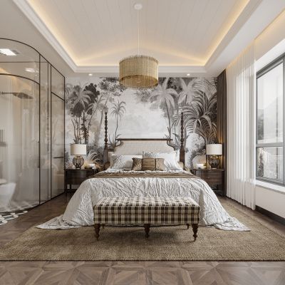 美式卧室