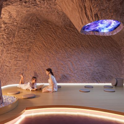 现代窑洞汗蒸房