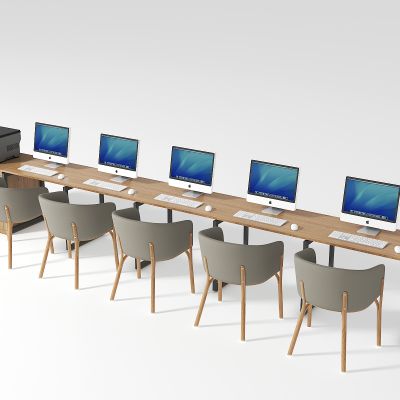 图书馆电脑打印服务区