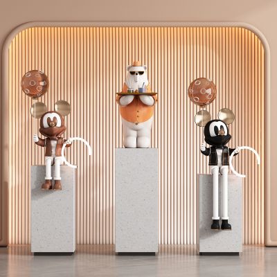 现代饰品公仔雕塑玩偶摆件