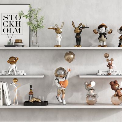 现代饰品摆件组合