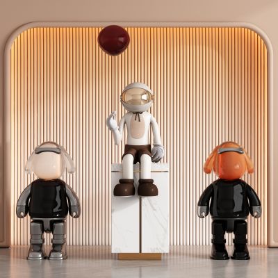 现代饰品公仔雕塑摆件