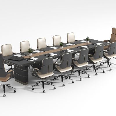 现代会议桌椅组合
