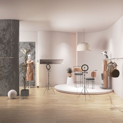 侘寂风女装直播间