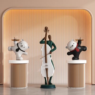 现代饰品公仔雕塑摆件