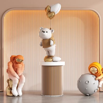 现代饰品公仔雕塑摆件