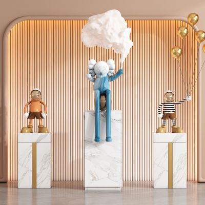 现代饰品公仔雕塑摆件