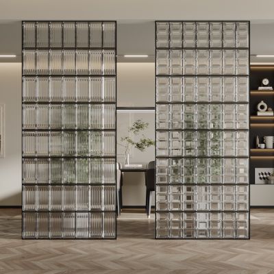 现代玻璃砖3D模型