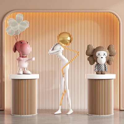 现代饰品公仔雕塑摆件